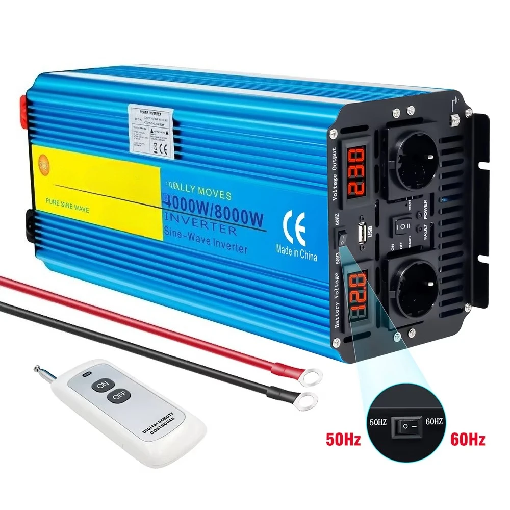 Off Grid Solar Inverter 48V 6000W - مولد تيار متردد بمحول موجة جيبية