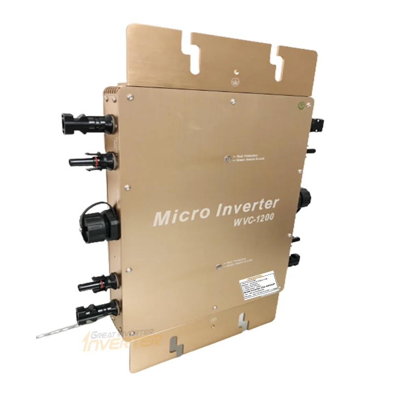 1400 واط شبكة التعادل العاكس م - مراجعة Micro Inverter 1400W Solar Grid Tie وسعره