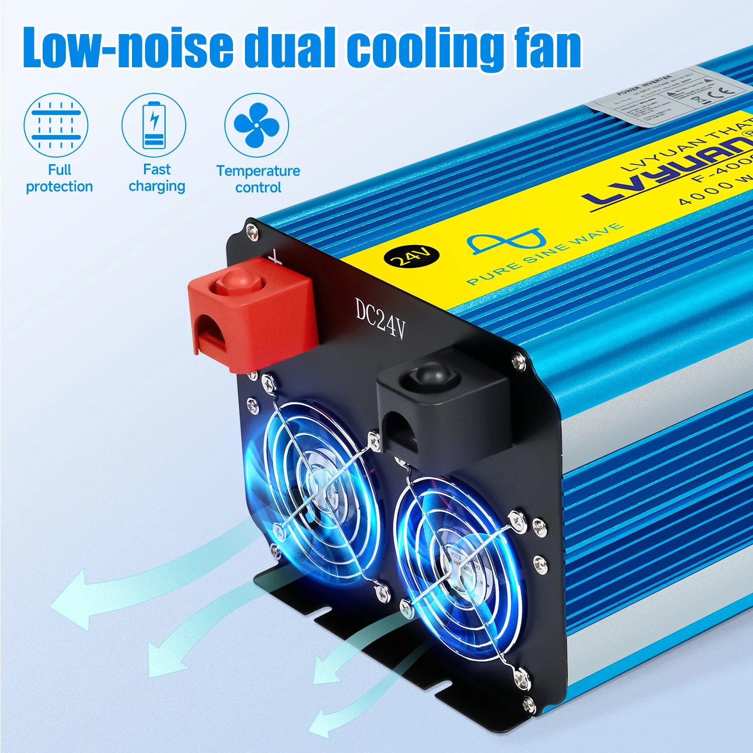 مولد تيار متردد بمحول موجة جيب - مراجعة Off Grid Solar Inverter 48V 6000W وسعره